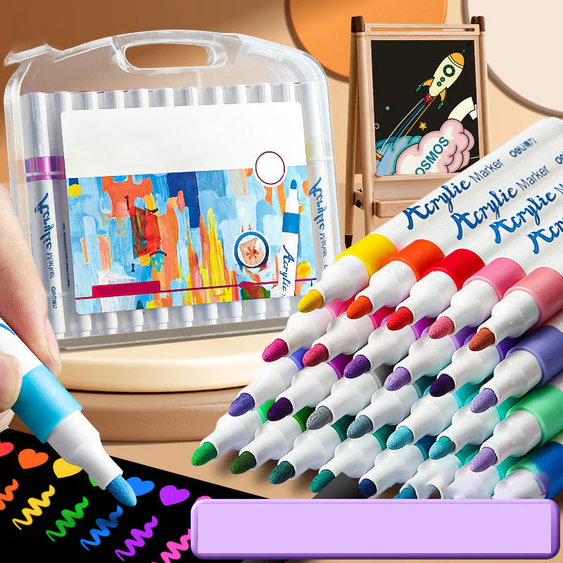 ColorBurst Markers – Ignite Your Imagination with Vivid, Long-Lasting Hues