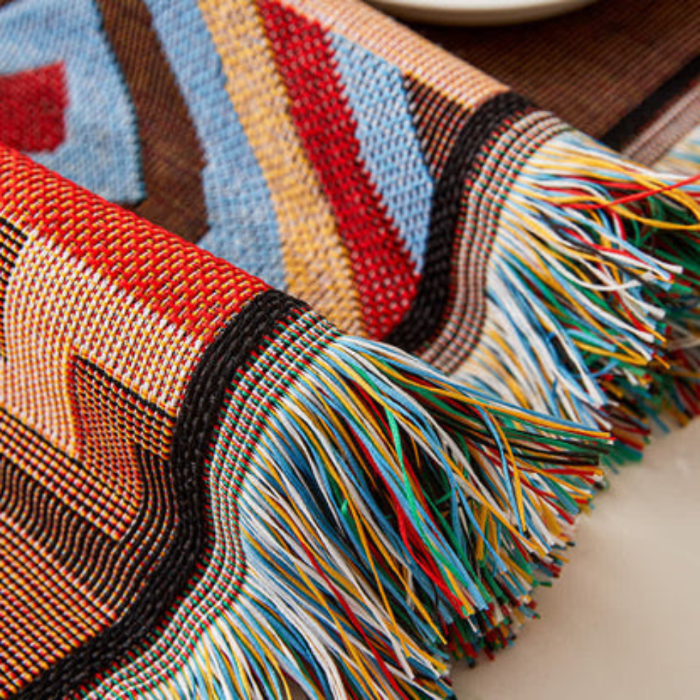 Chic Geometric Throw Cover for Your Living Space