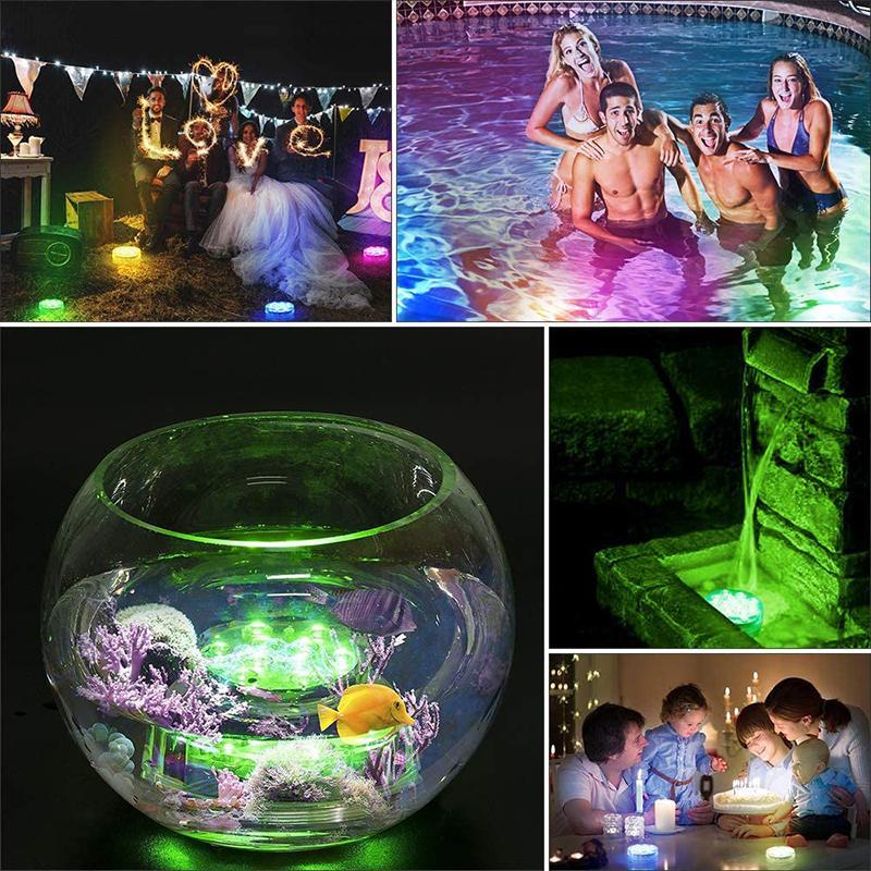 LED Light with Waterproof Remote Control and Magnetic Suction