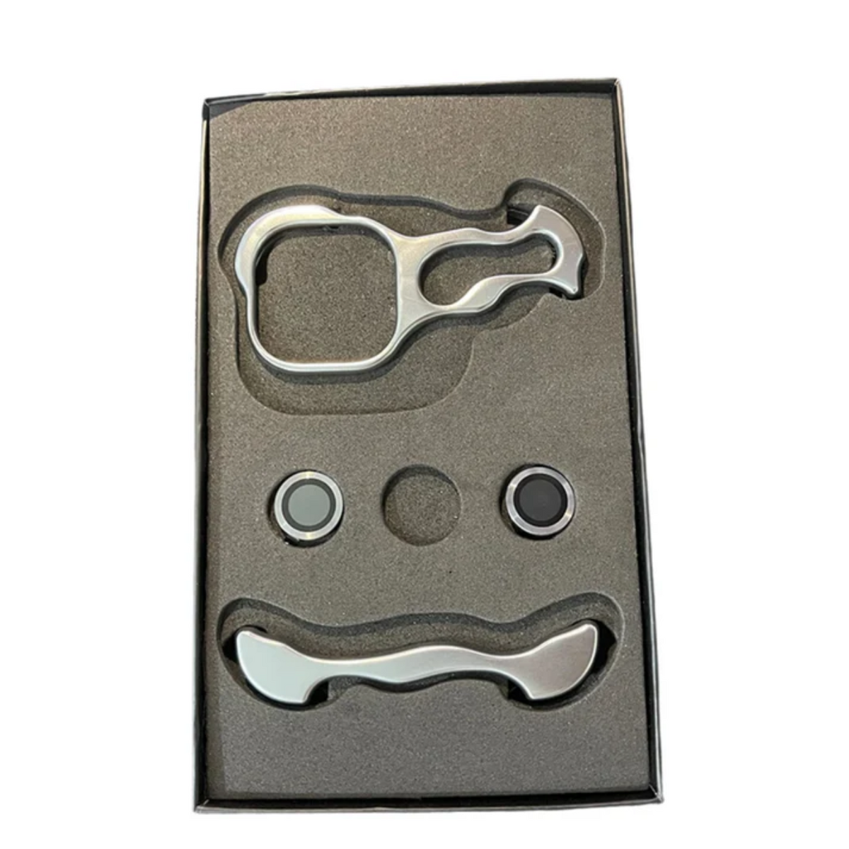 Lightweight and Sturdy Aluminum Case for iPhone – Gunmetal Gray