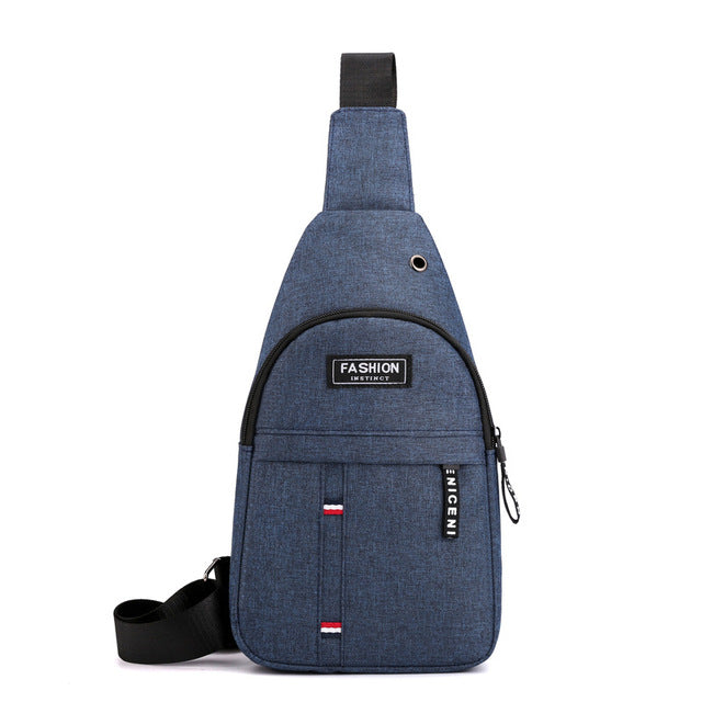 Versatile Crossbody Bag for Shoulder Wear – Deep Blue
