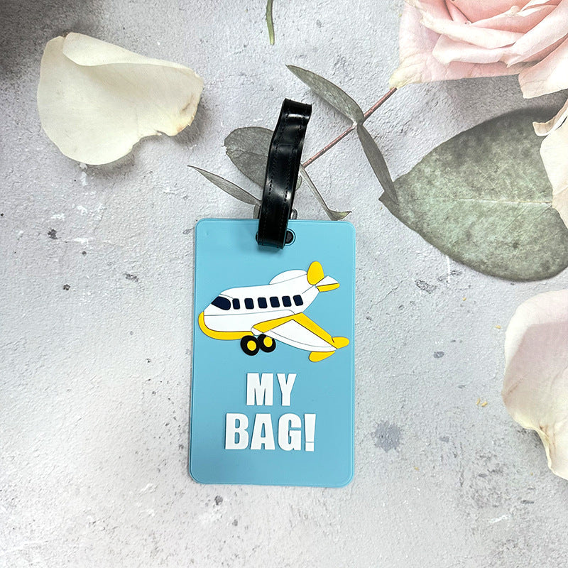 Luggage Tag for Air Travel - Identifier for Suitcases – Lake Blue
