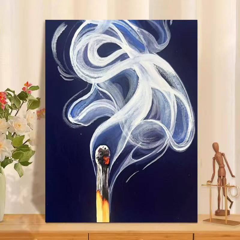 Smoke Abstract Art Print – Design – Z4902