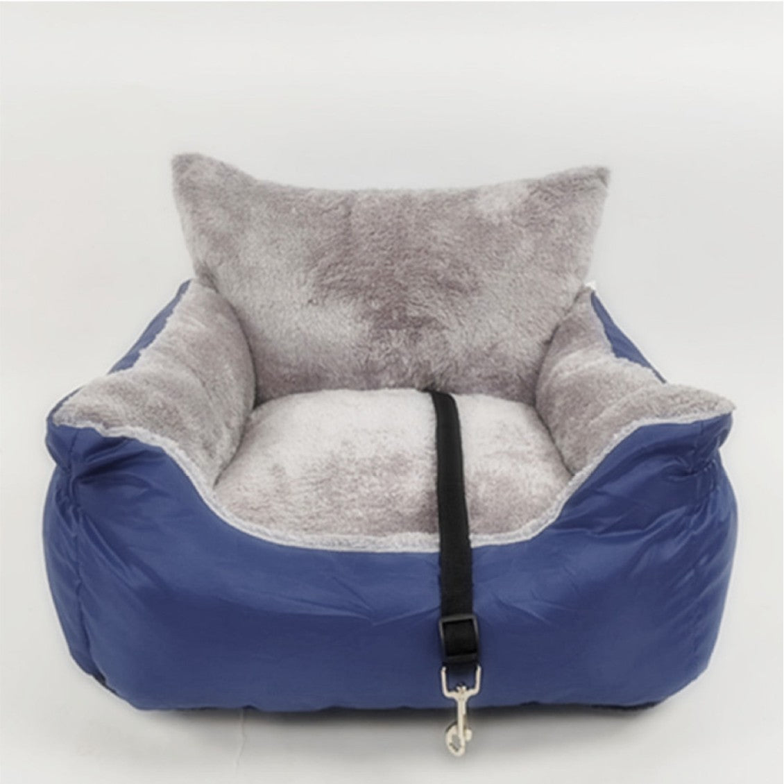 Dog Bed with Adjustable Comfort Features – Dark Blue