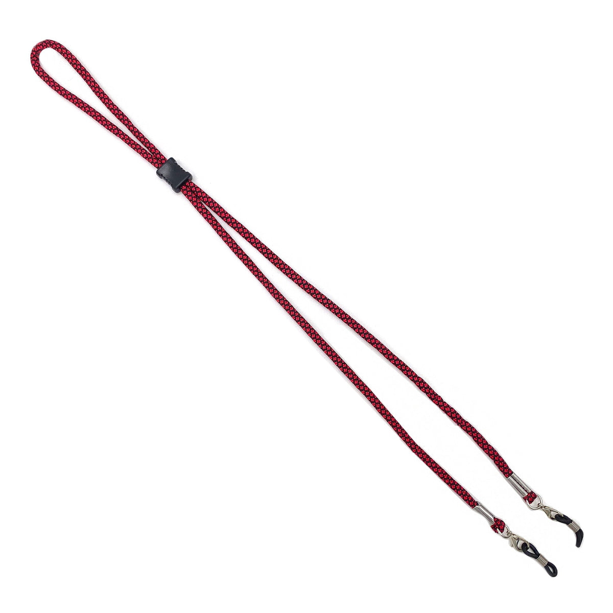 Flexible Eyewear Strap – Adjustable Holder for Glasses – Red Black
