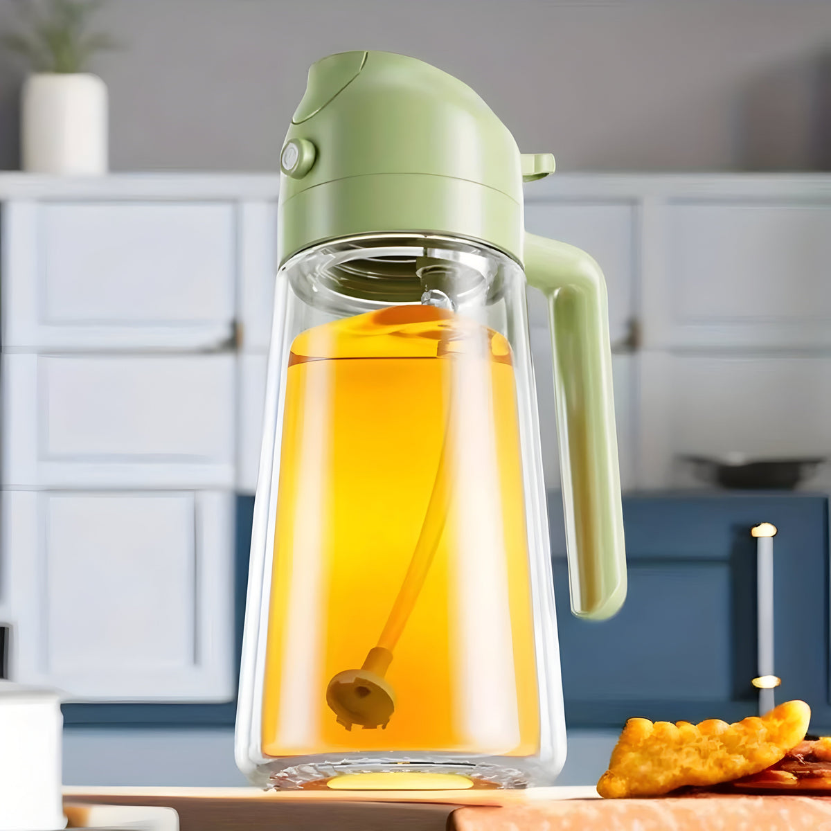 2-in-1 Kitchen Oil Sprayer – Green