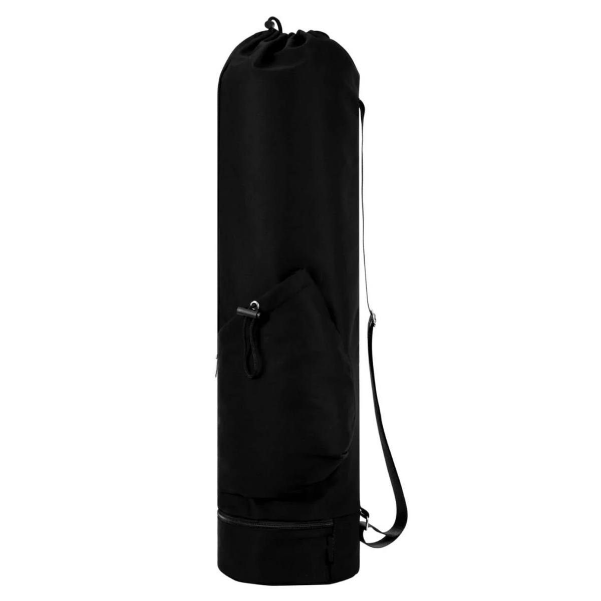 Athletic Travel Bag Featuring Water Bottle Holder – Black