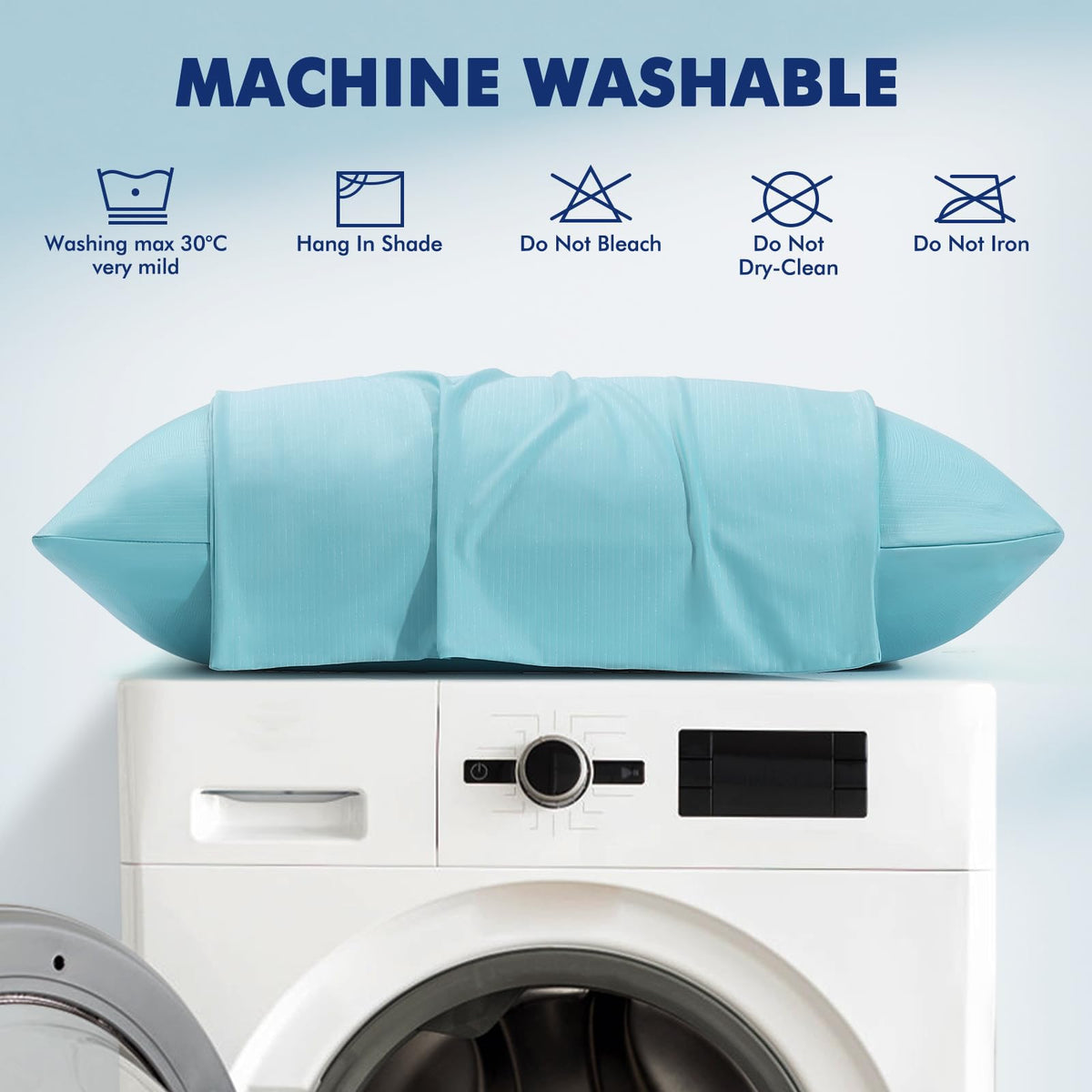 Dual-Sided Cooling Pillowcase - Breathable & Lightweight for Hot Sleepers