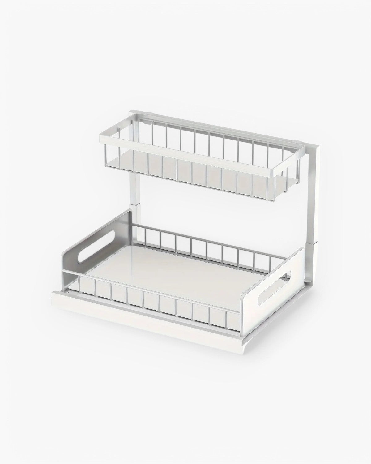 Extendable Under-Cabinet Storage Organizer – Luxurious Design – White