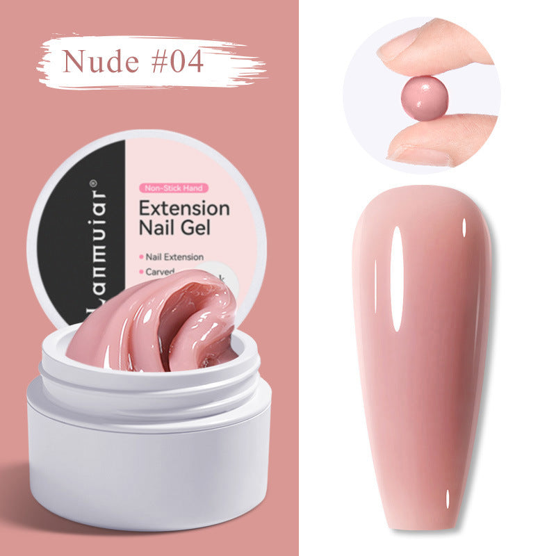 Elegant Nail Extension Gel for Flawless Manicures – 04#Nude