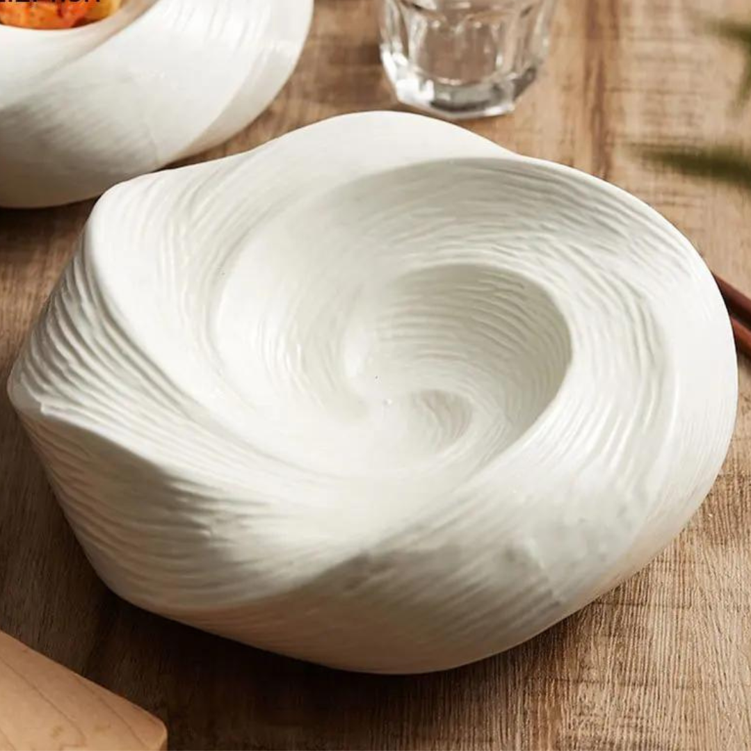 Contemporary Ceramic Bowl for Serving