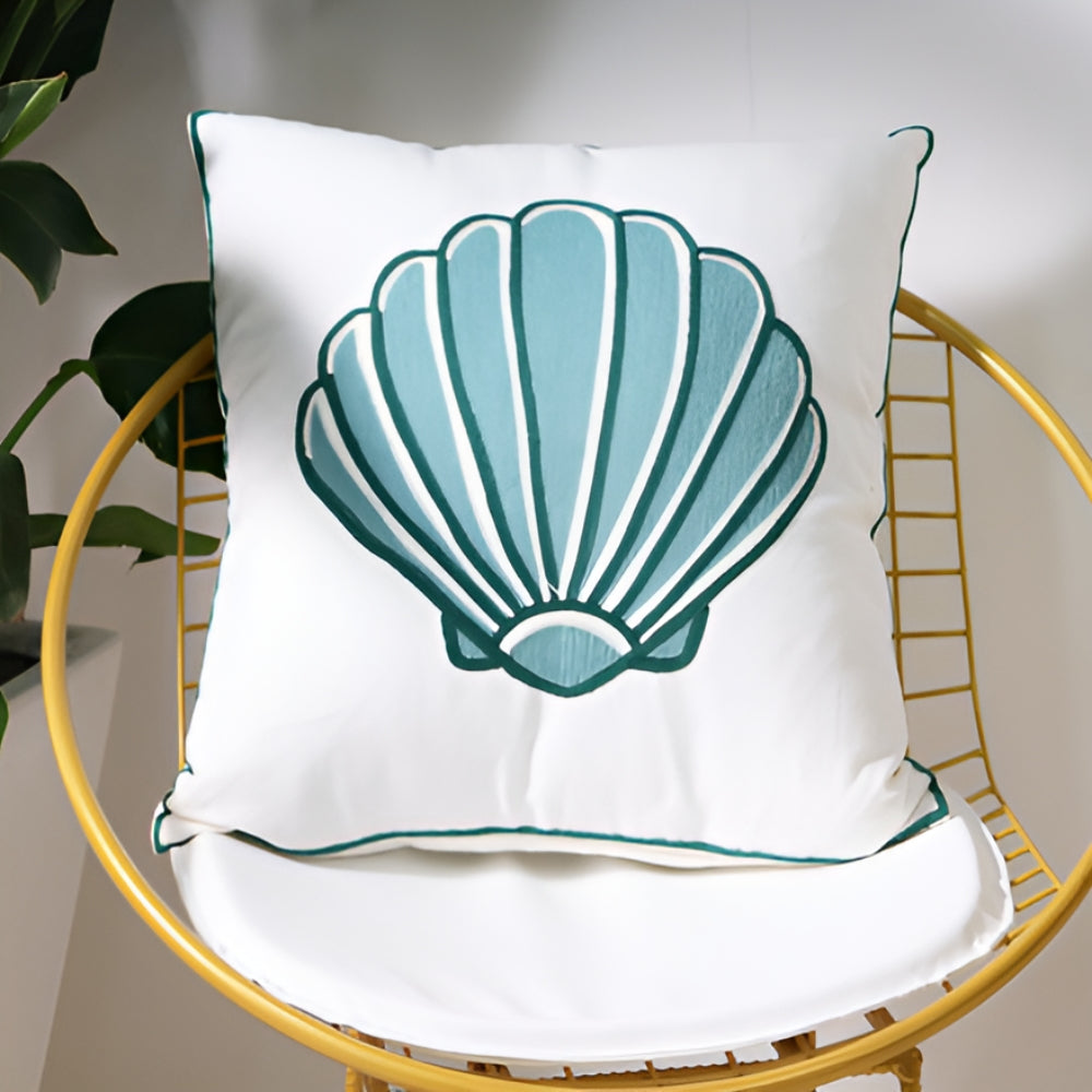 Seaside Serenity Decorative Cushion Cover – Shell