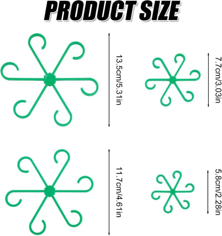 Versatile Plant Support Rings - 4 Sizes for Optimal Growth