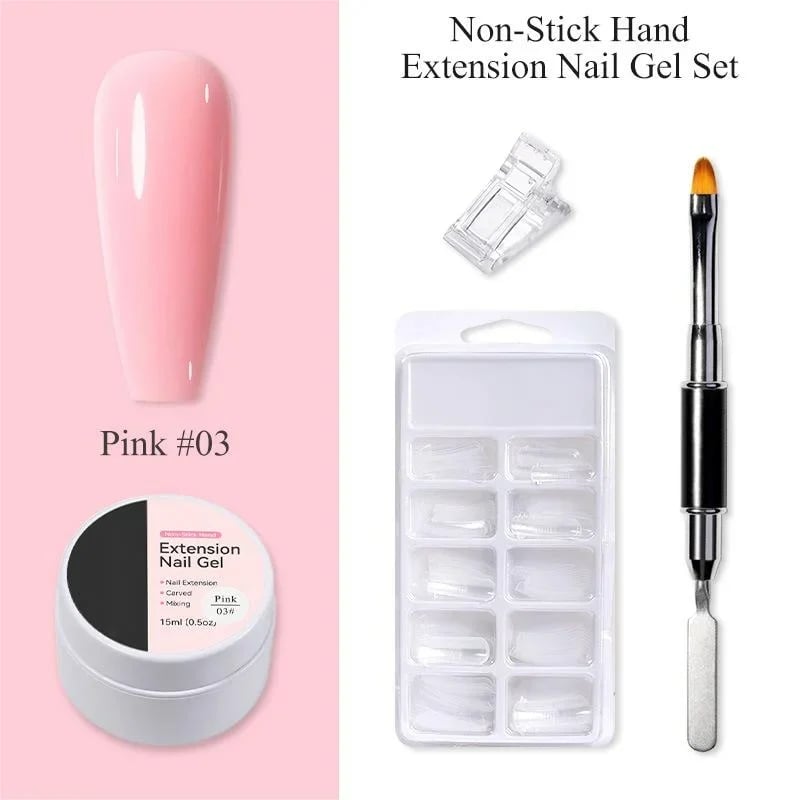 Elegant Nail Extension Gel for Flawless Manicures – 03#Pink