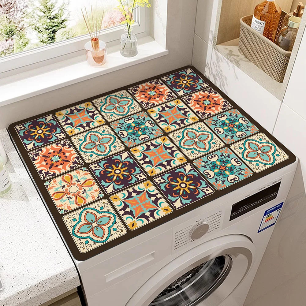 HomeGuard Appliance Protection Mat – Retro Plaid