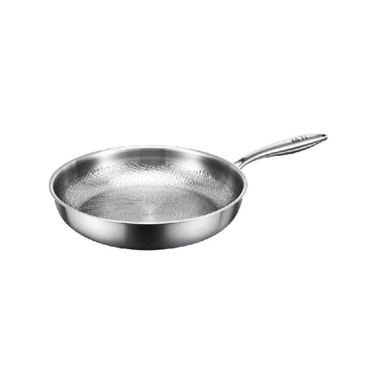 Non-Stick Hammered Cookware - Uncoated Titanium Frying Pan