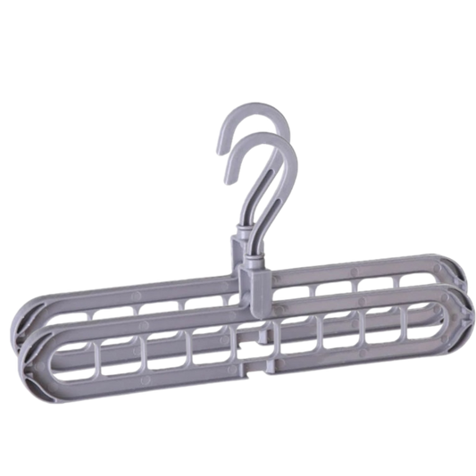 Space-Saving Rotating Clothes Hanger – GRAY