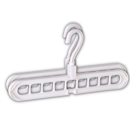 Space-Saving Rotating Clothes Hanger – WHITE