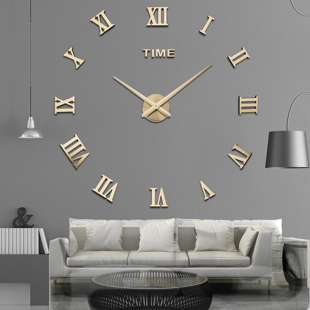 Nordic Minimalist Wall Clock – PureTime Design – Gold