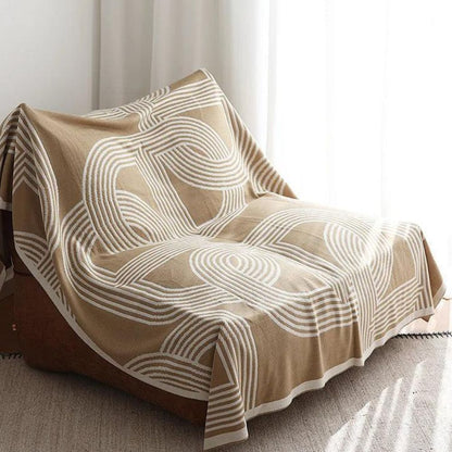 Cozy Haven Reversible Knit Throw Blanket – Desert Sand