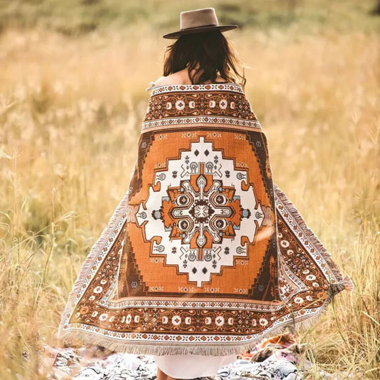 Cozy Artisan-Inspired Throw Blanket for Every Occasion