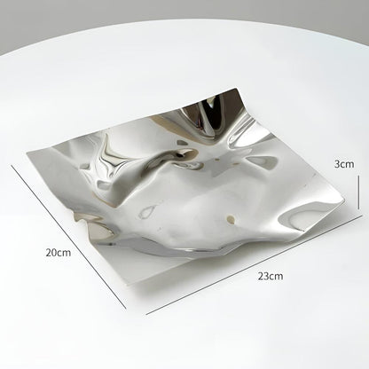 Elegant Reflection Serving Tray
