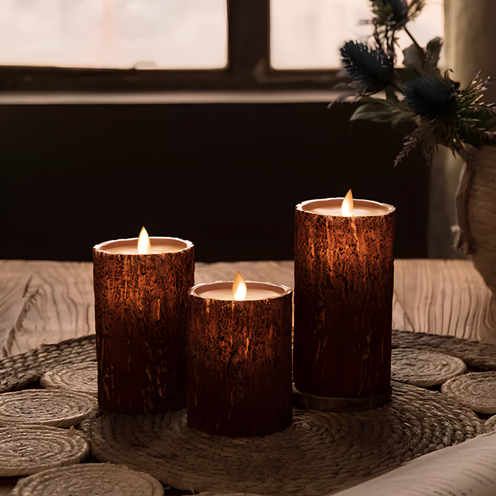 Battery-Operated LED Candles – Realistic Lighting in Various Sizes and Styles