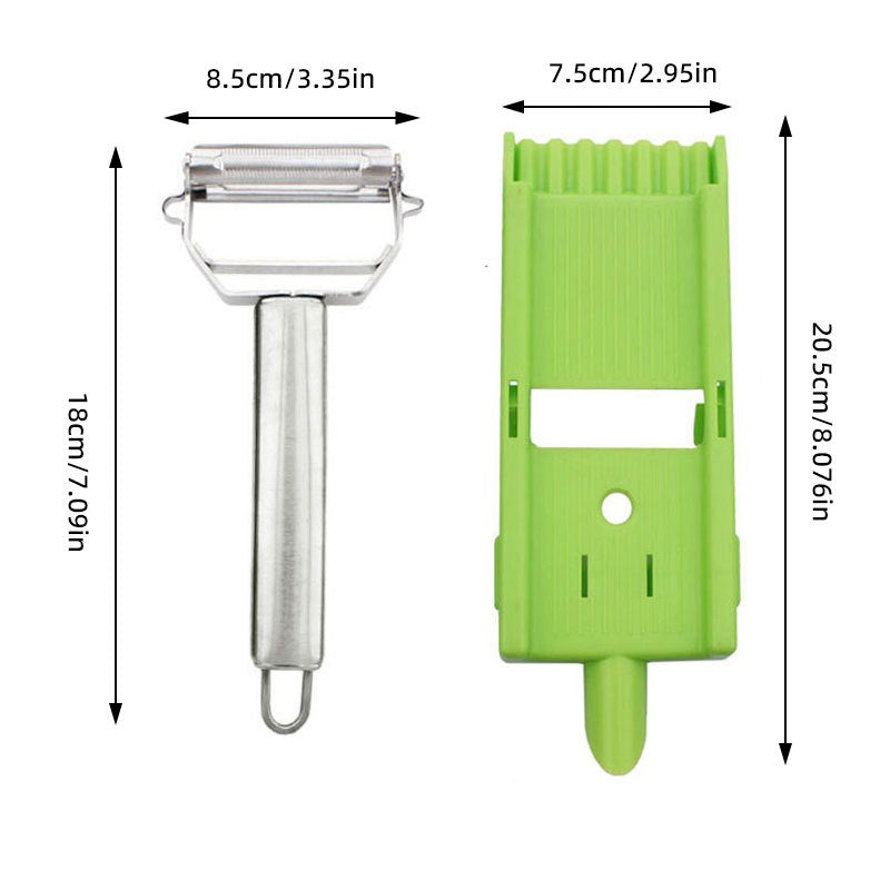 Dual Function Vegetable Shredder and Slicer