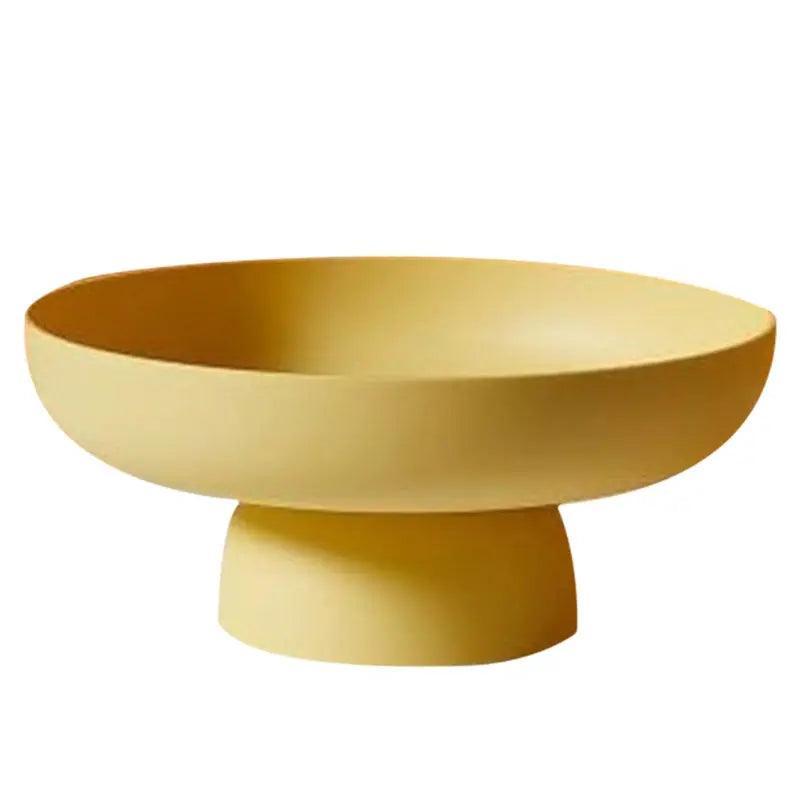 Retro-Inspired Serving Bowl – Versatile and Chic Dining Dish – Yellow