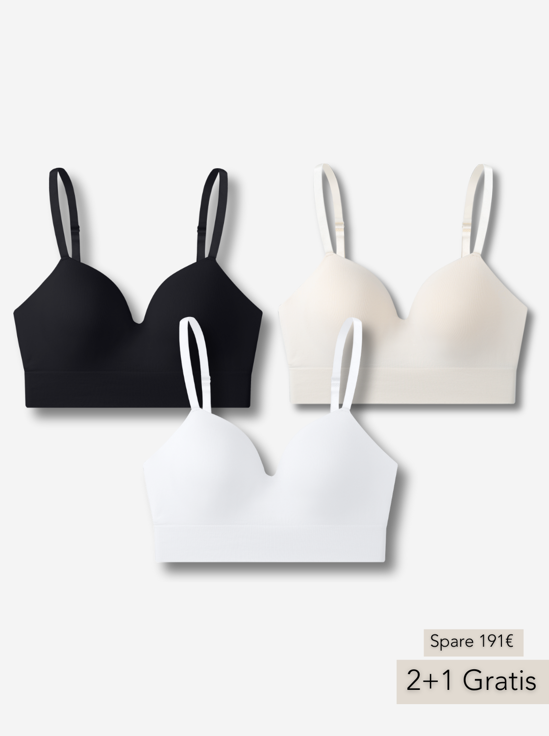 Seamless Balconette Bra for Full Coverage Comfort and Style – Multicolored