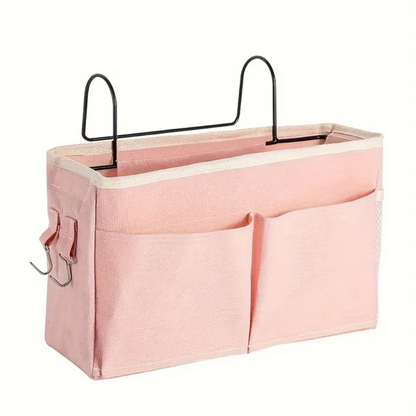 Space-Saving Hanging Organizer for Everyday Essentials – Blush Rose