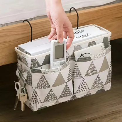Space-Saving Hanging Organizer for Everyday Essentials – Grey Triangle