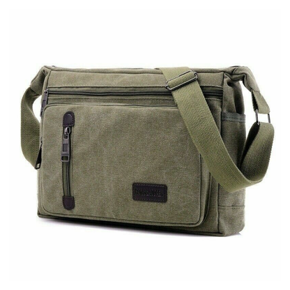 Outdoor Travel Shoulder Bag – Olive Green