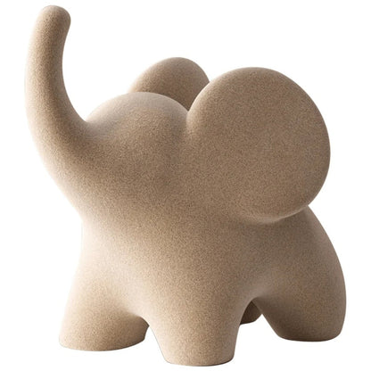 Charming Elephant Resin Statues for Good Fortune – Scarlet Dream