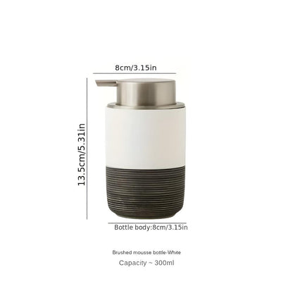 Sleek Ceramic Liquid Dispenser for Modern Spaces – Snow White