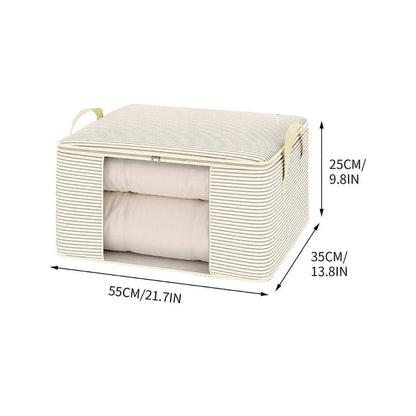 Stylish Striped Collapsible Storage Solution