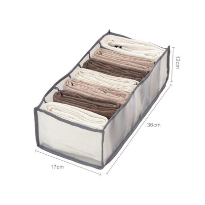 Multi-Compartment Closet Organizer for Efficient Storage
