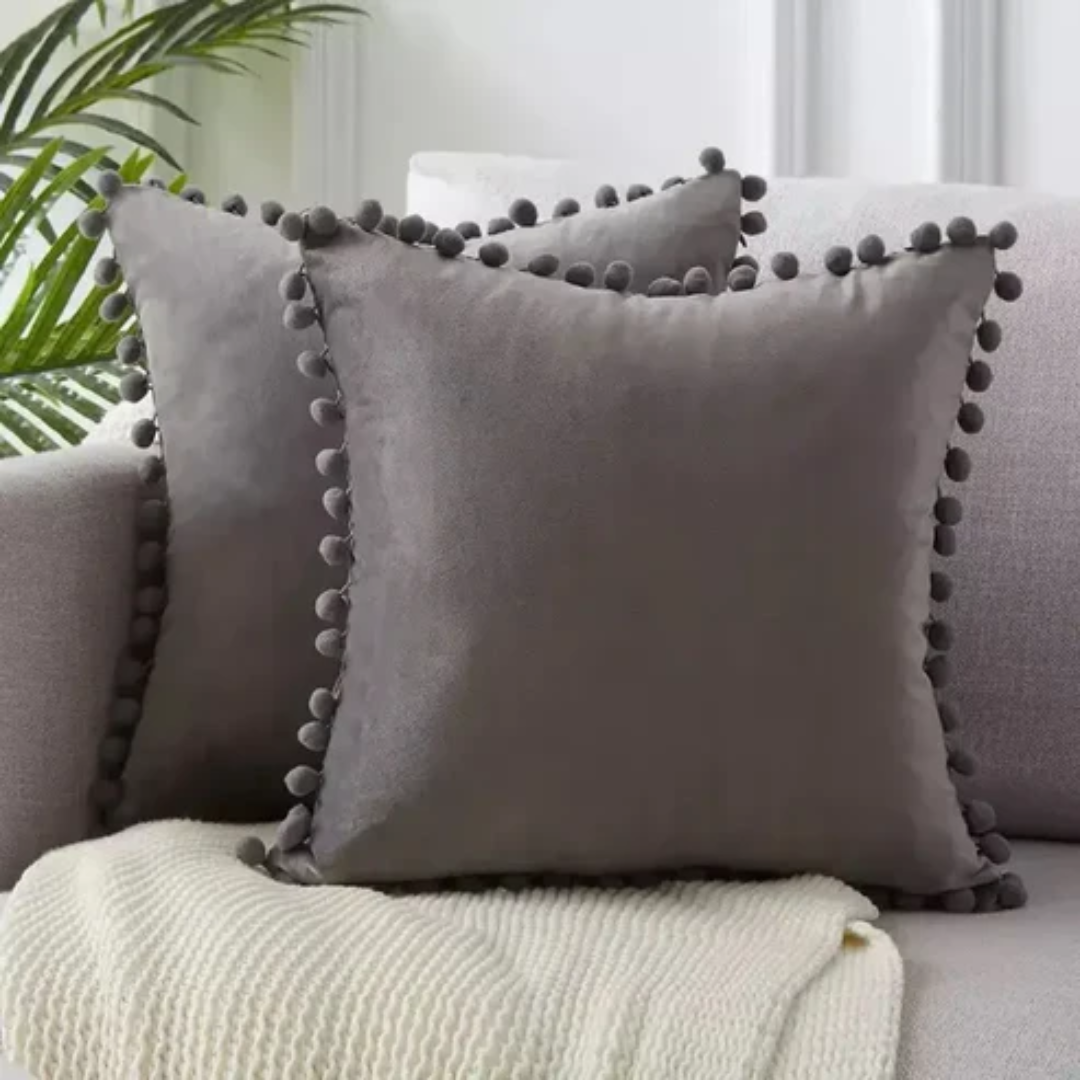 Scandinavian Cushion Cover 45x45 cm for Sofa or Chair - ZolaNord Design – Gray