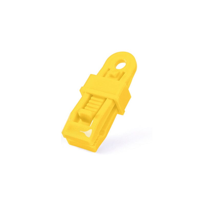 Heavy Duty Adjustable Lock Grip for Tarpaulin and Shade Fabric – Yellow