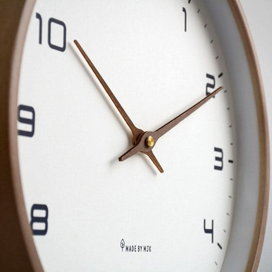 Scandinavian Wooden Wall Clock with Minimalist Style