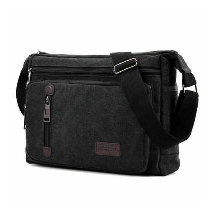 Outdoor Travel Shoulder Bag – Black