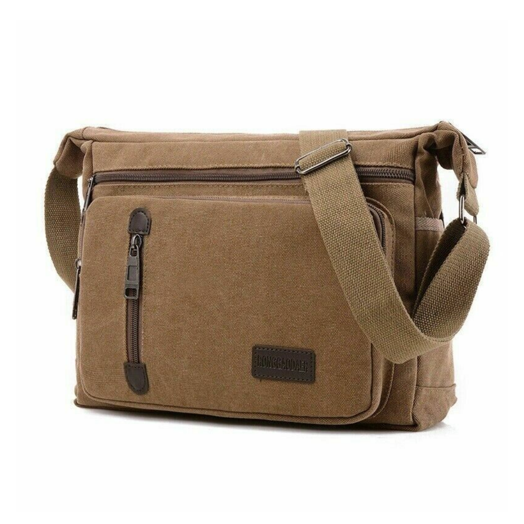 Outdoor Travel Shoulder Bag – Coffee