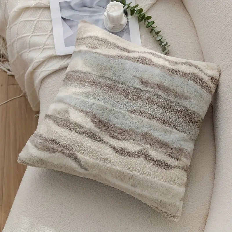 Chic Velvet Touch Decorative Pillow Cover – Grey