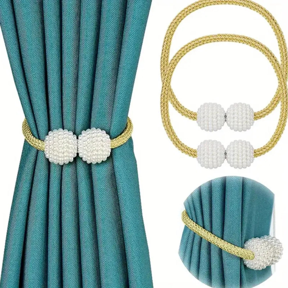 Elegant Magnetic Curtain Holdbacks