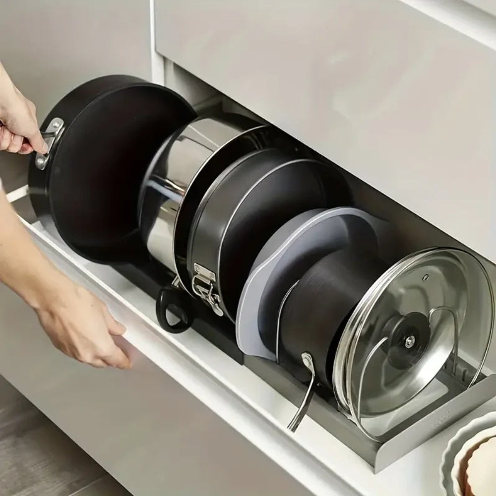 Versatile Cookware Organizer for Pots and Pans