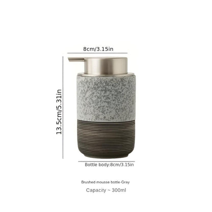 Sleek Ceramic Liquid Dispenser for Modern Spaces – Ash Grey