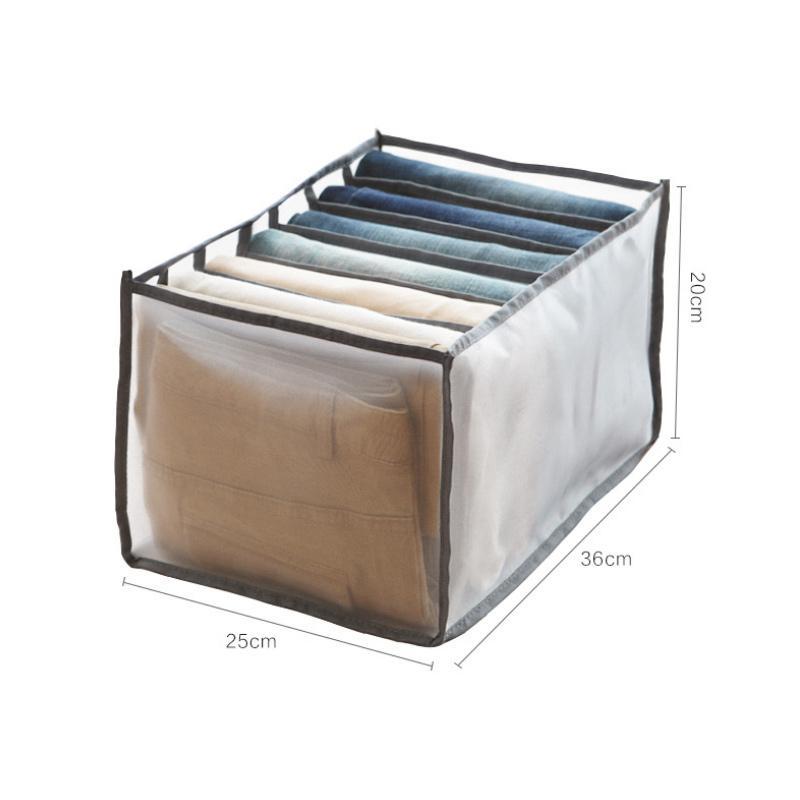 Multi-Compartment Closet Organizer for Efficient Storage