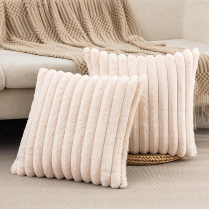Soft Decorative Pillow in Zlina Style – Apricot