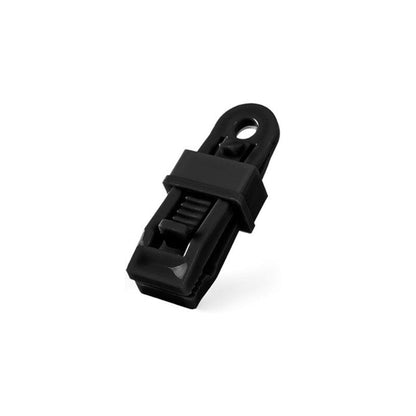 Heavy Duty Adjustable Lock Grip for Tarpaulin and Shade Fabric – Black