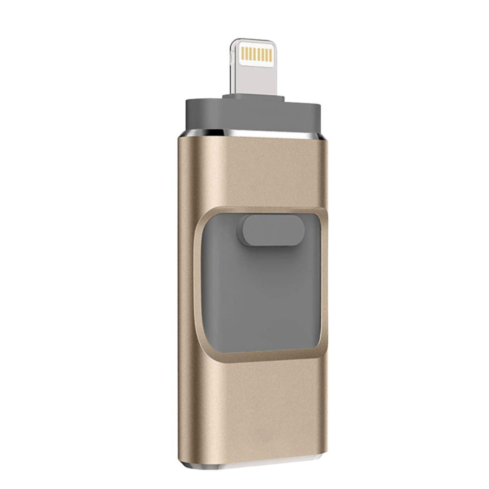 4-in-1 USB Flash Drive – Gold